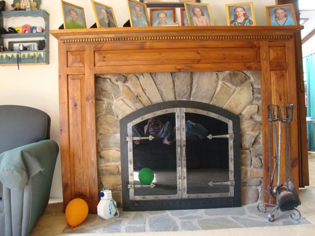 Old fireplace