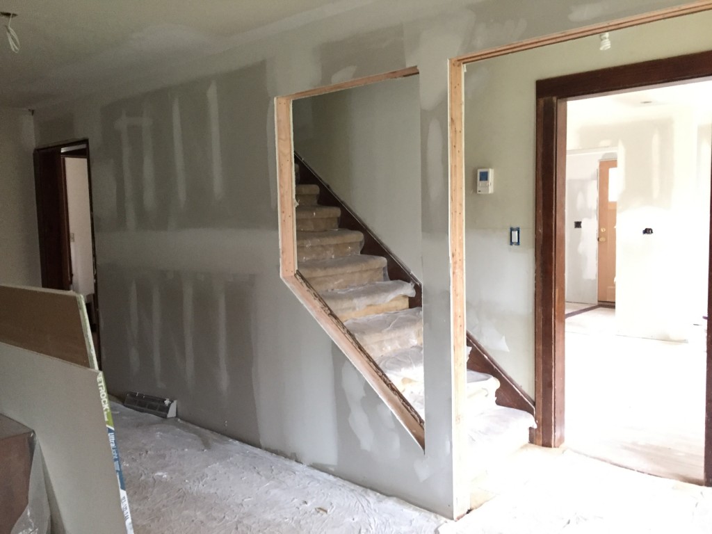 Looking at where the dining room table will be