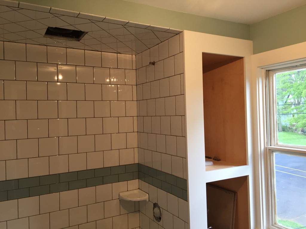 Upstairs bathroom view