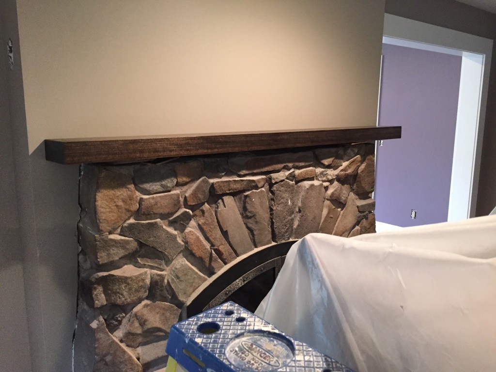 In place temporarily. This week (?) a mason will come to clean & re-point the stonework.