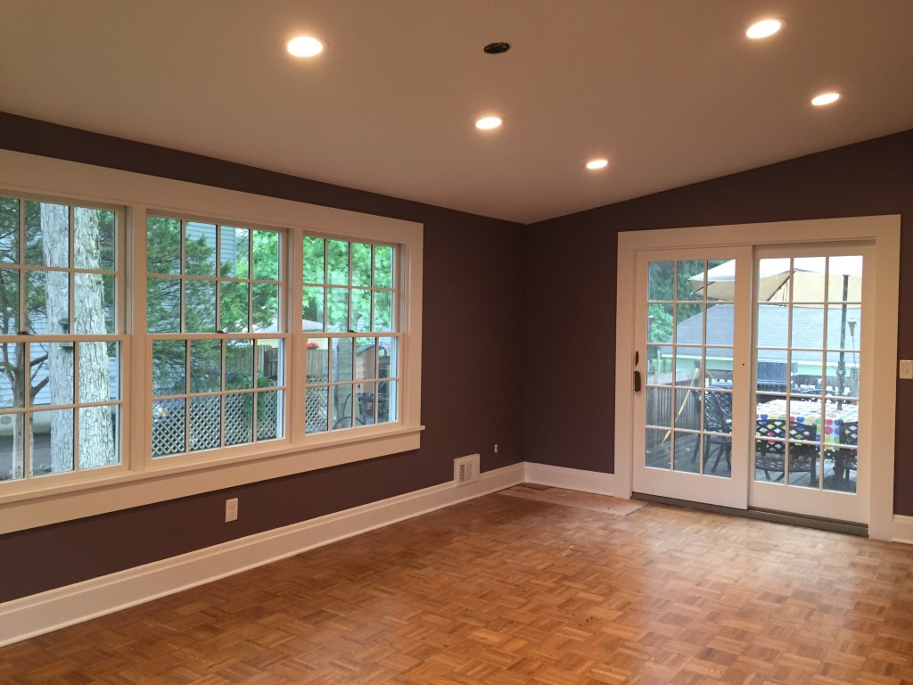 Family room view