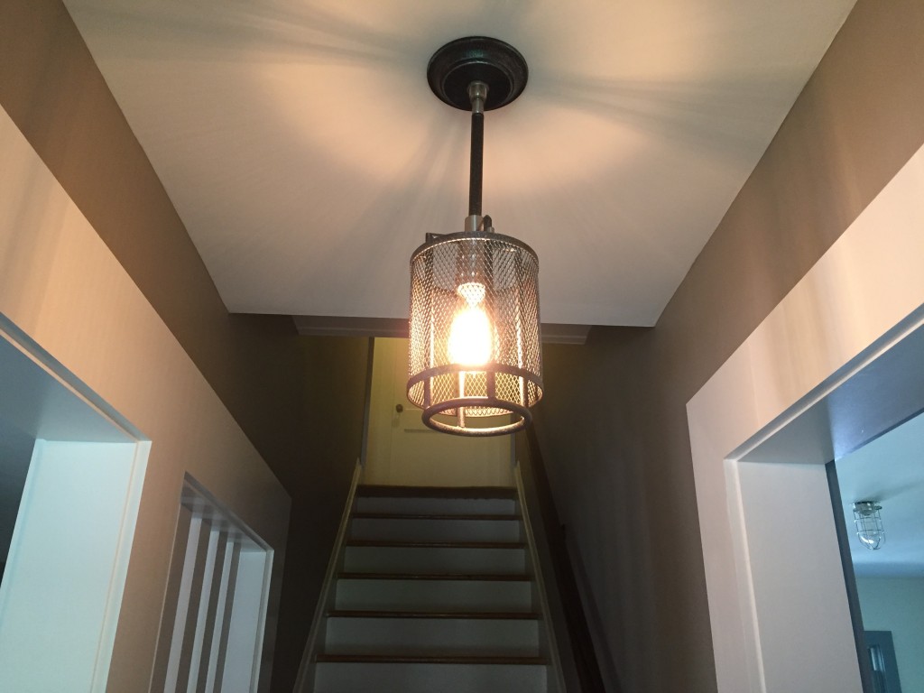 New stair light