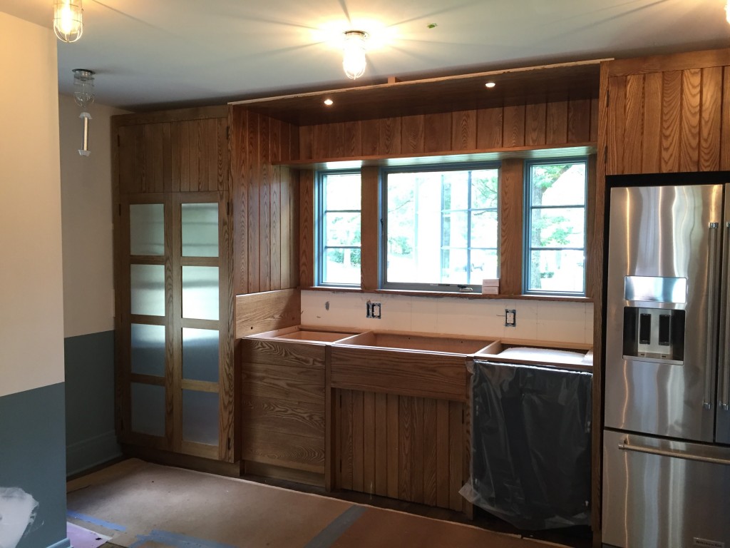 Pantry doors installed