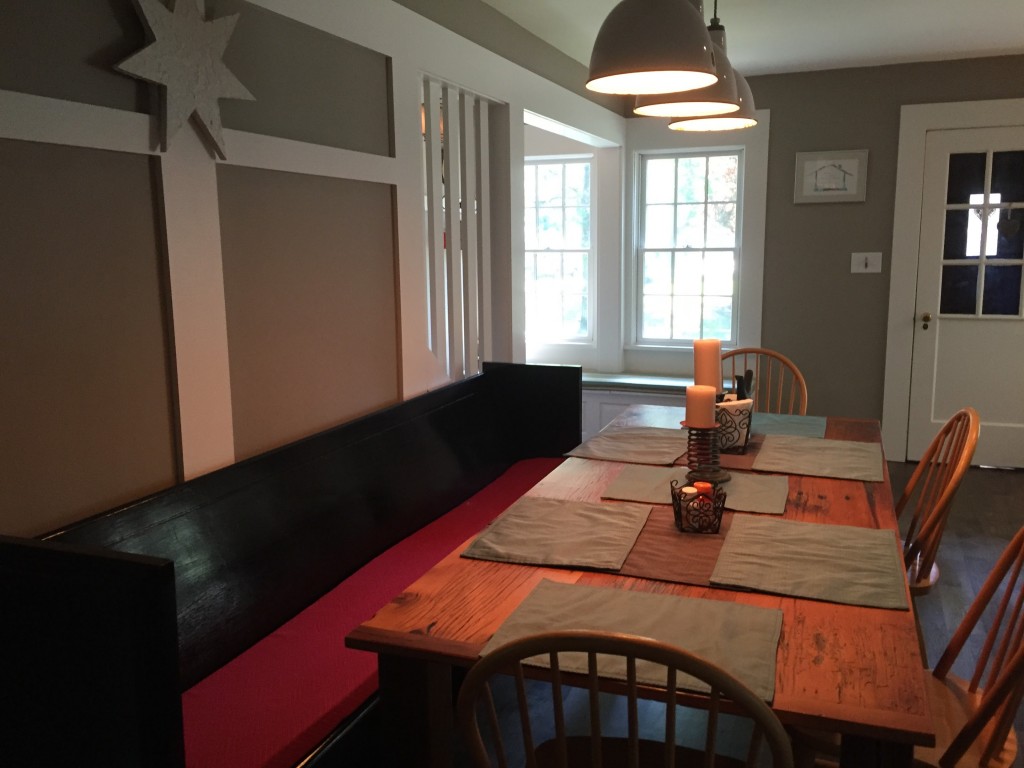 Banquette detail